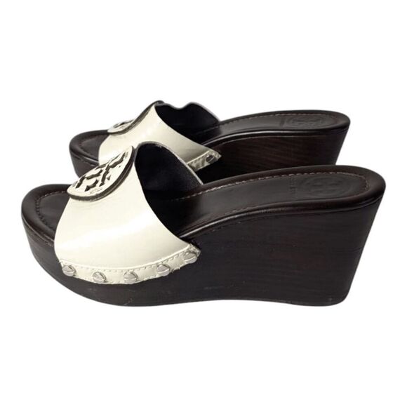 TORY BURCH Patty Platform Wedge Sandal Size 7M - Picture 2 of 7
